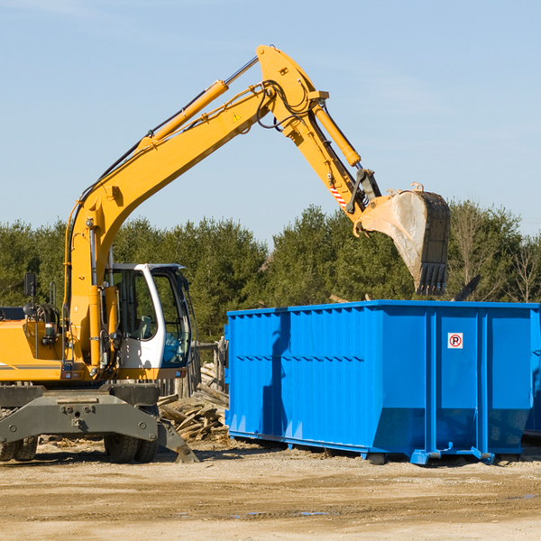 are there any restrictions on where a residential dumpster can be placed in Symmes OH